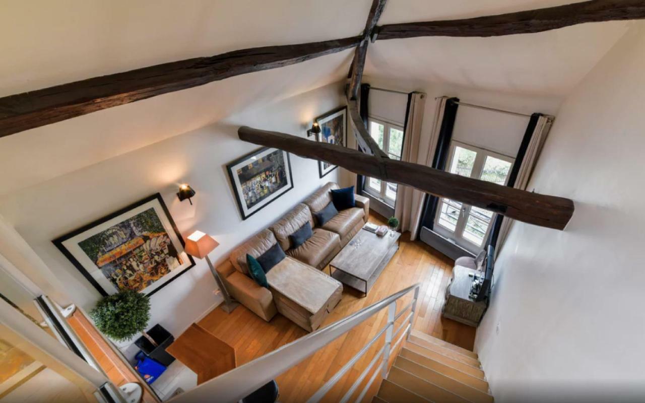 Luxurious Duplex - Top Of Montmartre Paris Exteriör bild